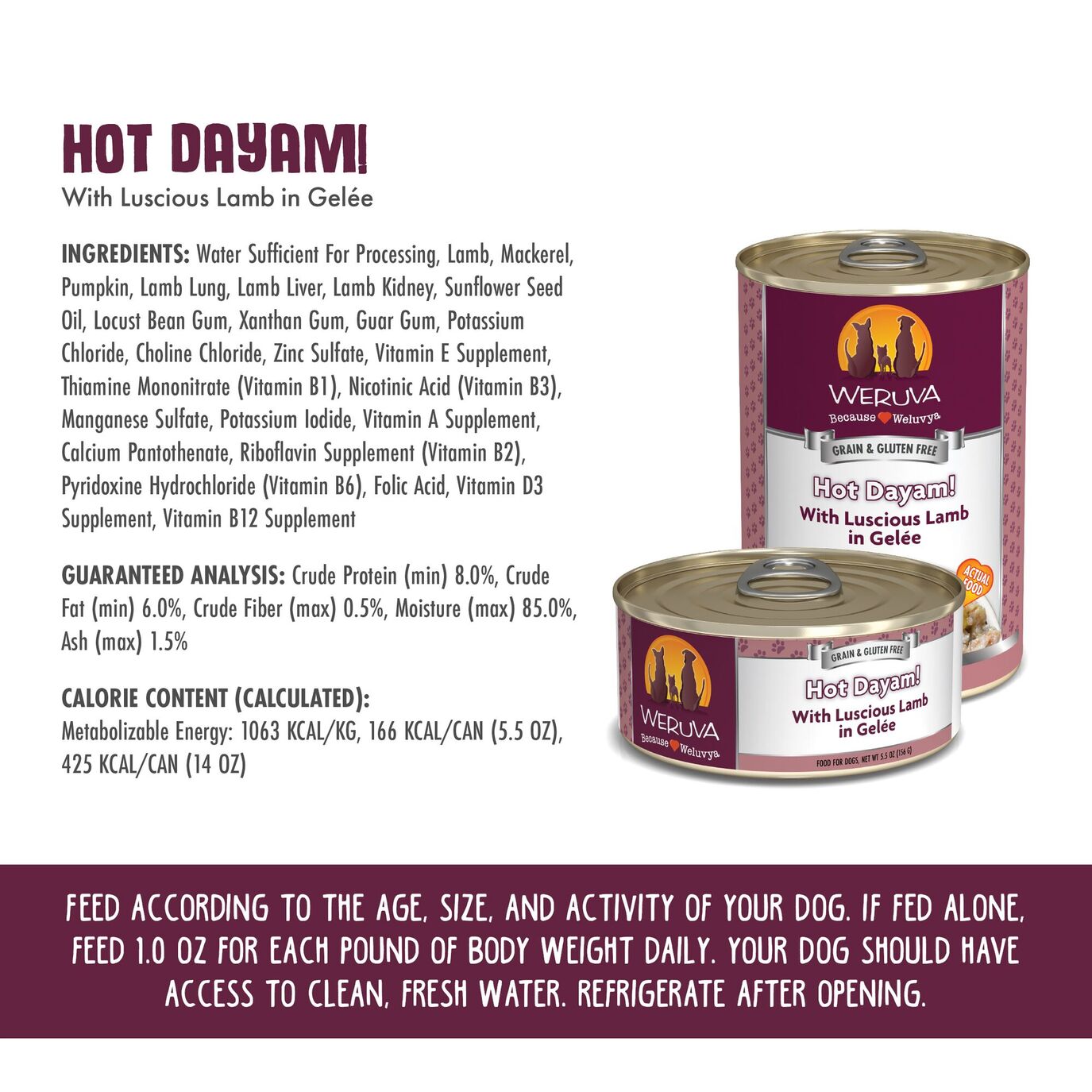 Weruva Hot Dayam! For Dogs 12 Pack