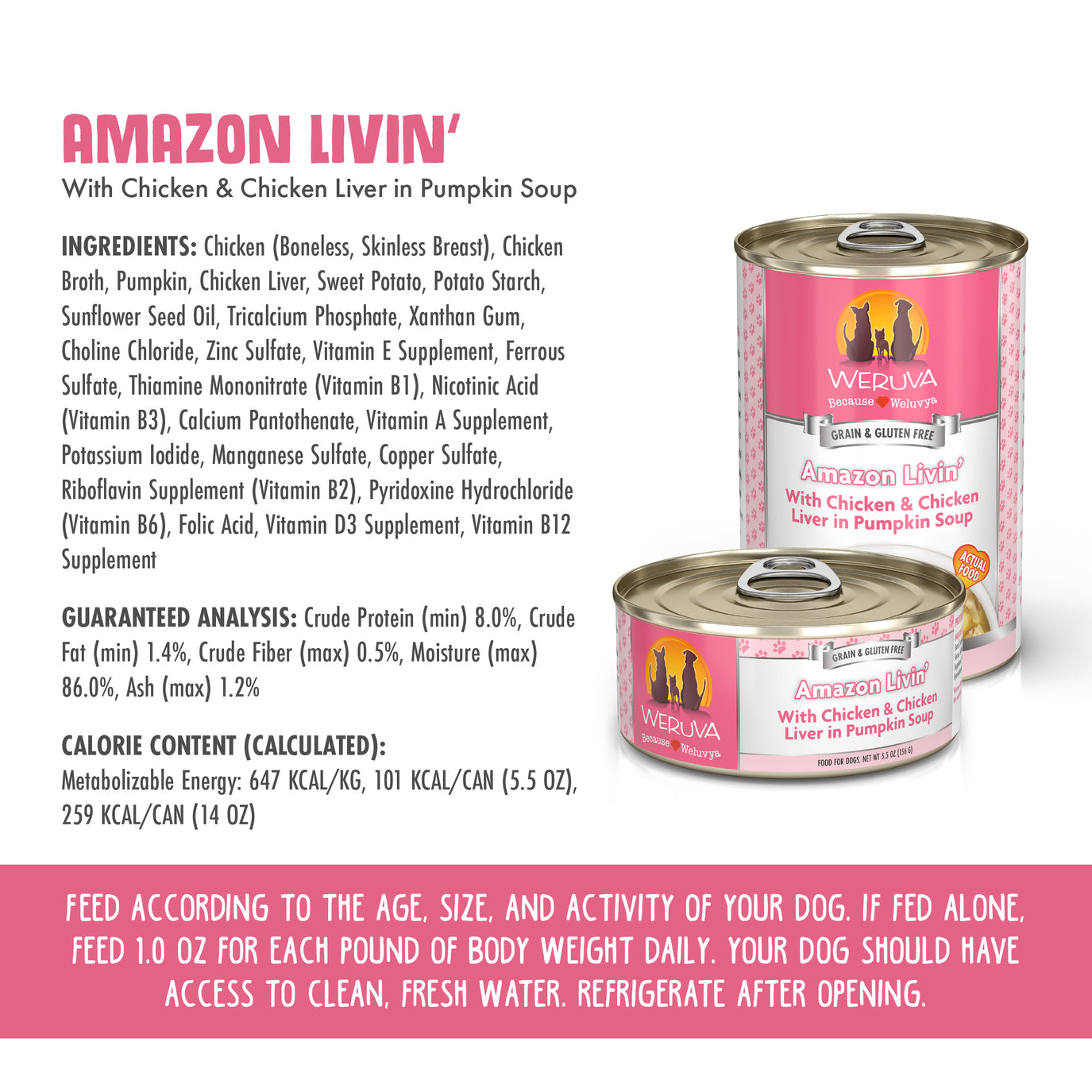 Weruva Amazon Liver For Dogs 12 Pack