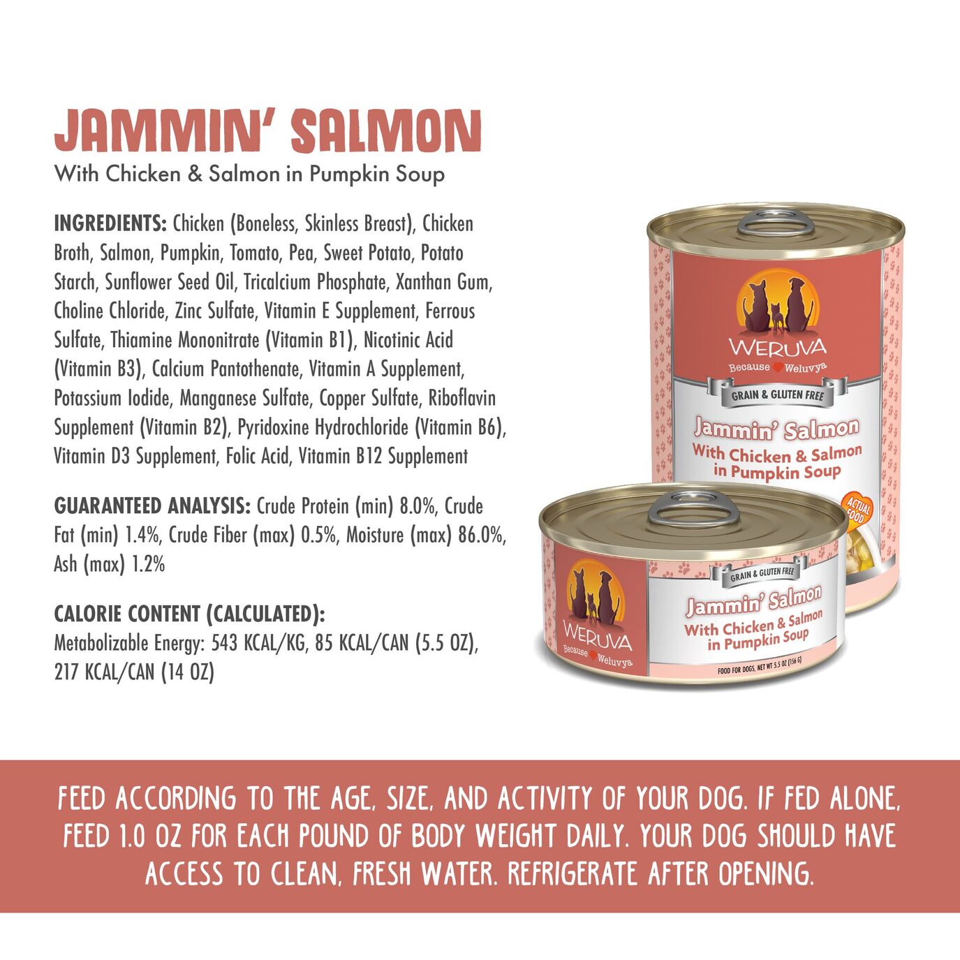 Weruva Jammin' Salmon For Dogs