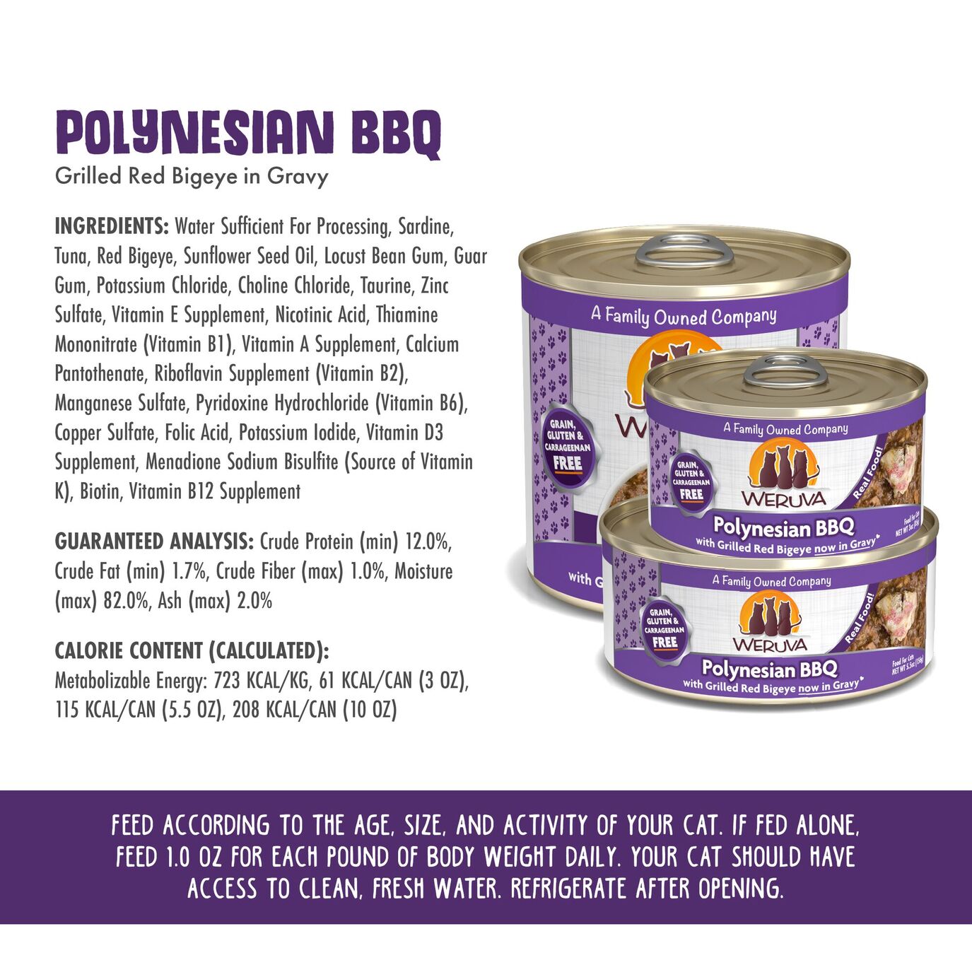 Weruva Polynesian BBQ For Cats 12 Pack