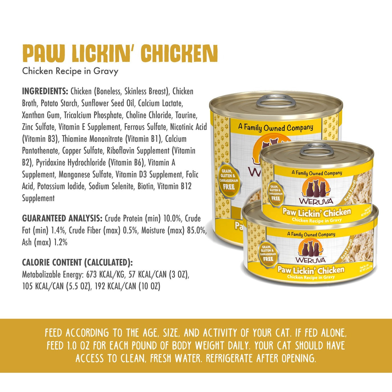 Weruva Paw Lickin' Chicken For Cats 12 Pack