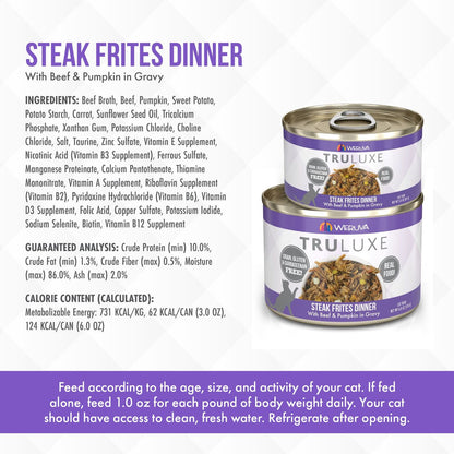 Weruva Steak Frites For Cats 12 Pack