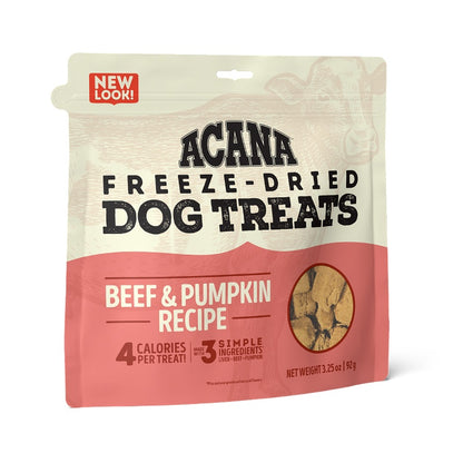 Acana Singles Freeze-Dried Dog Treats Beef & Pumpkin