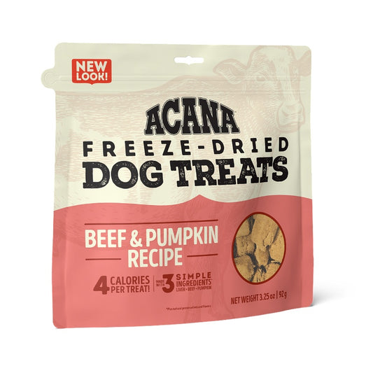 Acana Singles Freeze-Dried Dog Treats Beef & Pumpkin