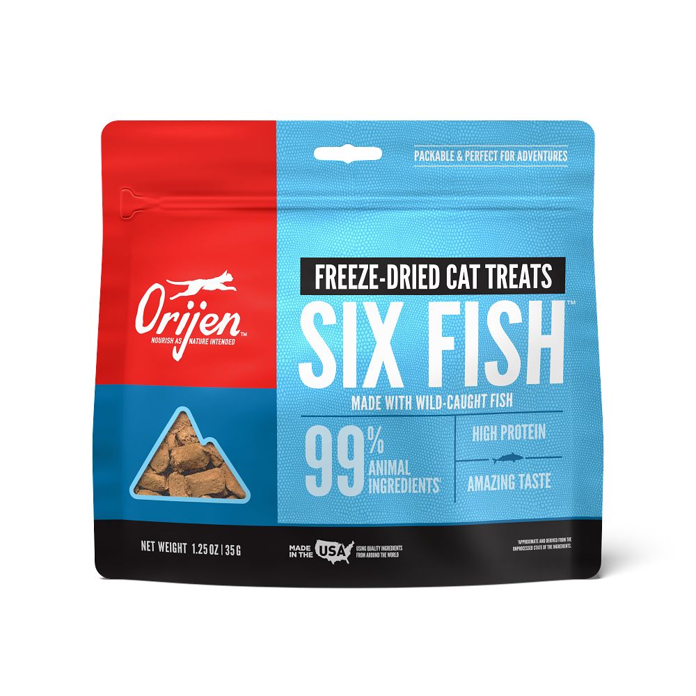Orijen Six Fish Freeze-dried Cat Treats