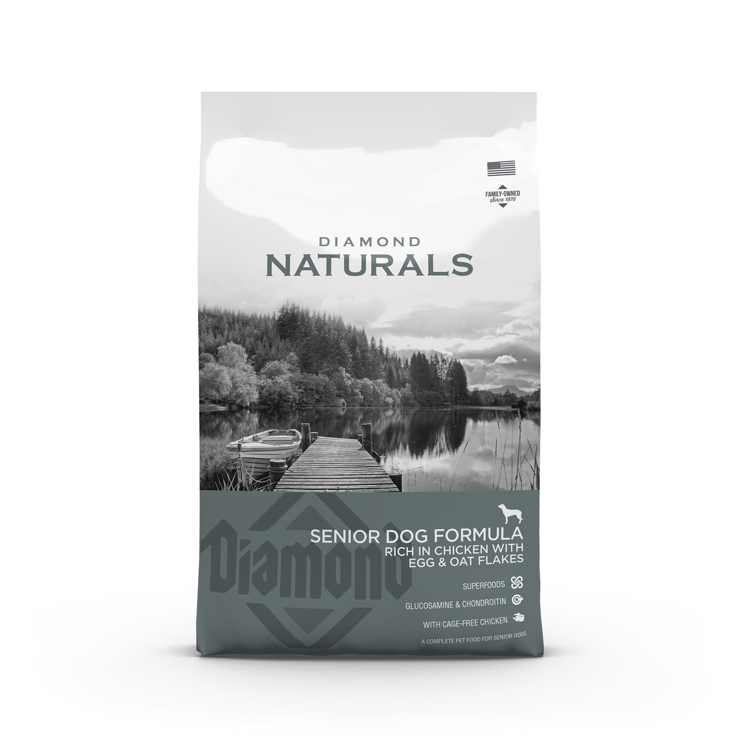 Diamond Naturals Senior Dog Formula CHICKEN with EGGS and OAT FLAKES