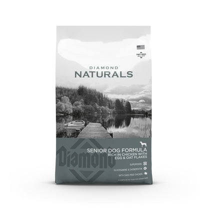 Diamond Naturals Senior Dog Formula CHICKEN with EGGS and OAT FLAKES