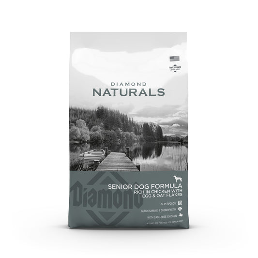 Diamond Naturals Senior Dog Formula CHICKEN with EGGS and OAT FLAKES