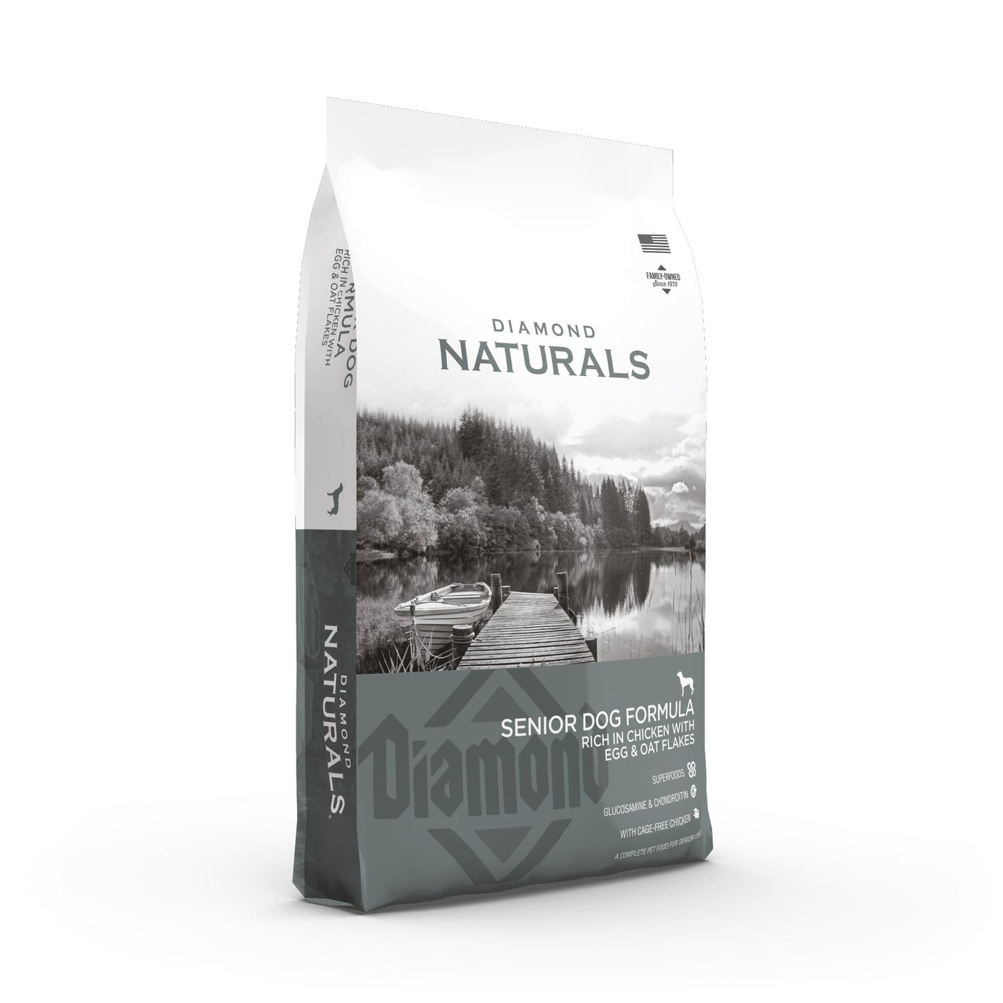 Diamond Naturals Senior Dog Formula CHICKEN with EGGS and OAT FLAKES