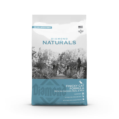 Diamond Naturals Finicky Cat Formula Chicken Meal and Rice