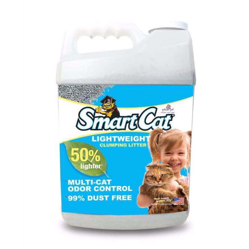 SmartCat Lightweight Clay Clumping Litter Clay+Grass Formula 4.54KG