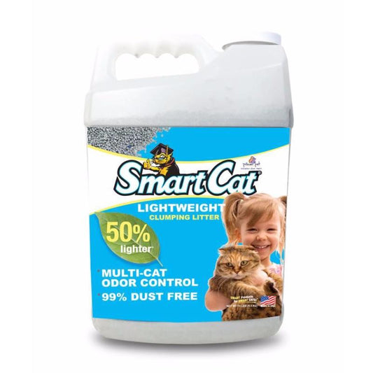 SmartCat Lightweight Clay Clumping Litter Clay+Grass Formula 4.54KG