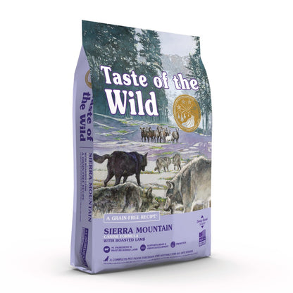 Taste of the Wild Canine Sierra Mountain All Life Stages Formula – Roasted Lamb