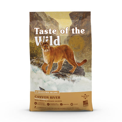 Taste of the Wild Feline Canyon River All Life Stages Formula – Trout & Smoked Salmon