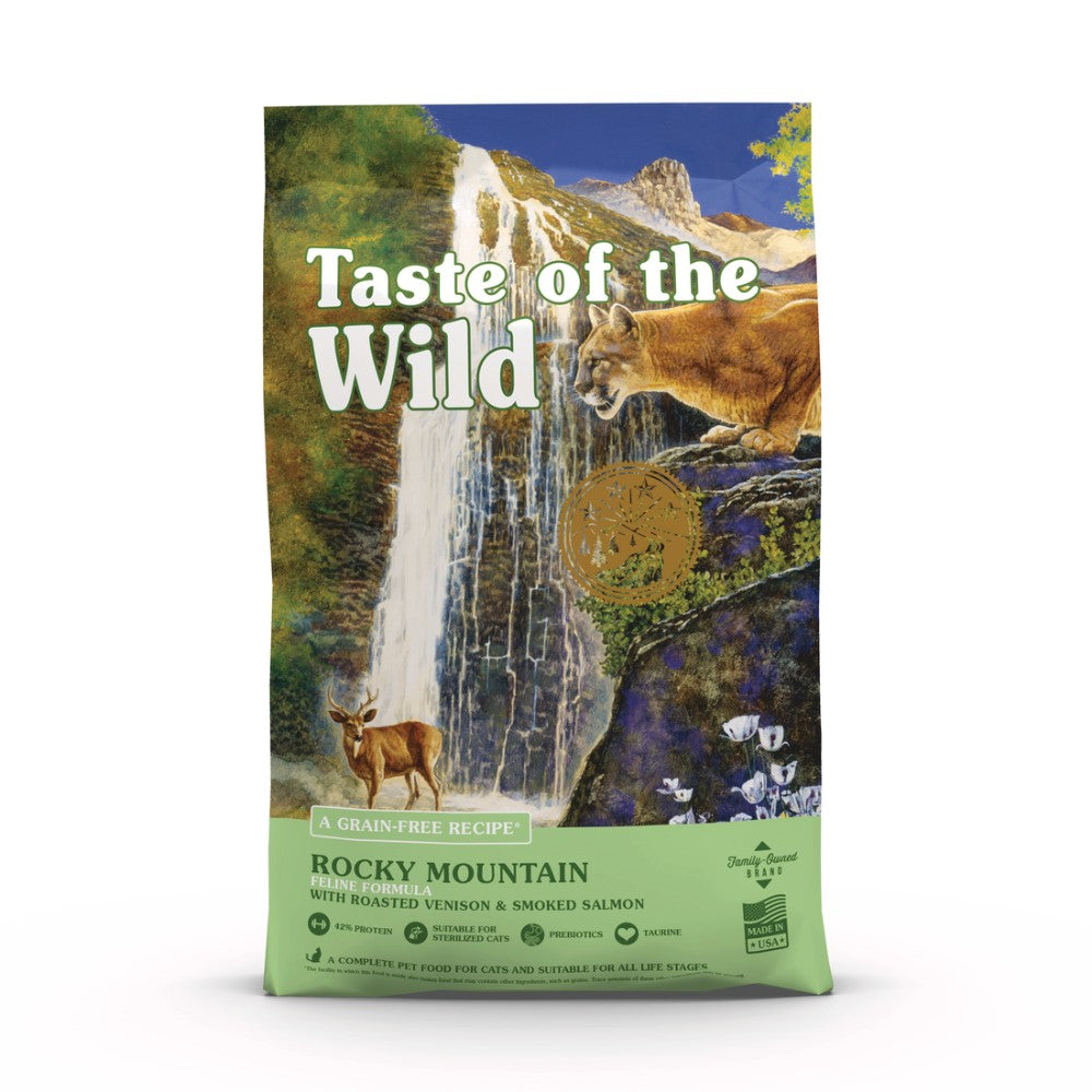 Taste of the Wild Feline Rocky Mountain All Life Stages Formula – Roasted Venison & Smoked Salmon